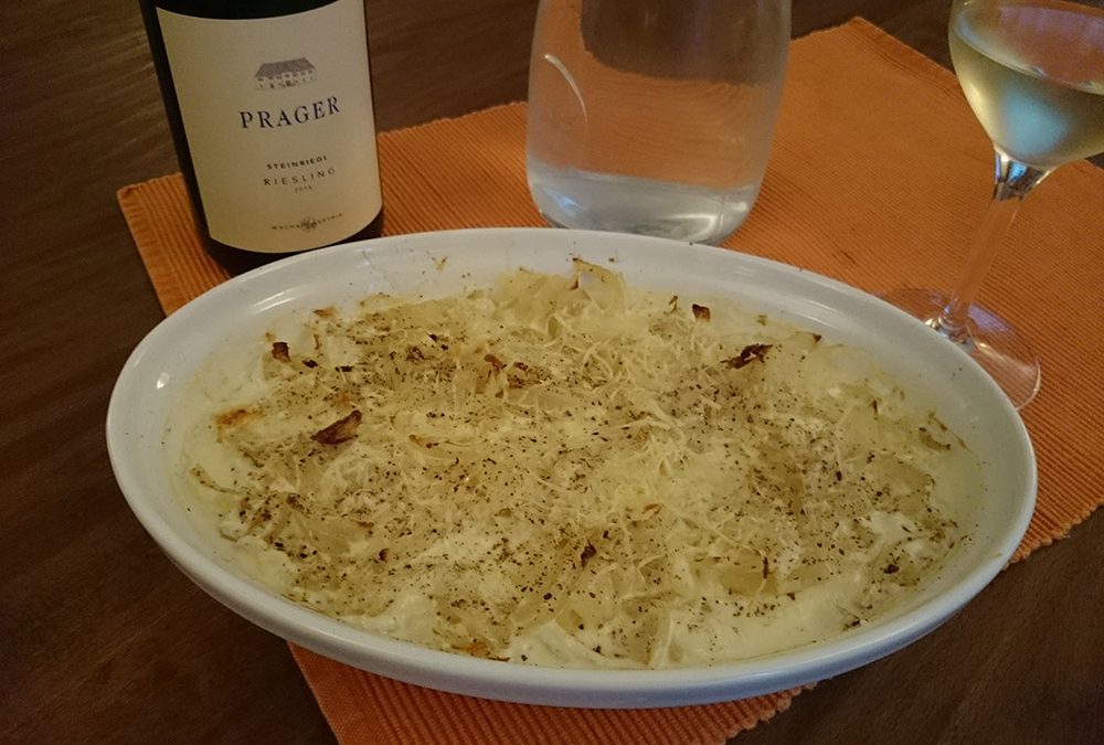 Zwiebelgratin à la Cotti